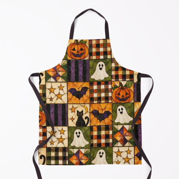 Item preview, Halloween Stained Glass Patchwork Pattern designed and sold by Creativveworrld03.