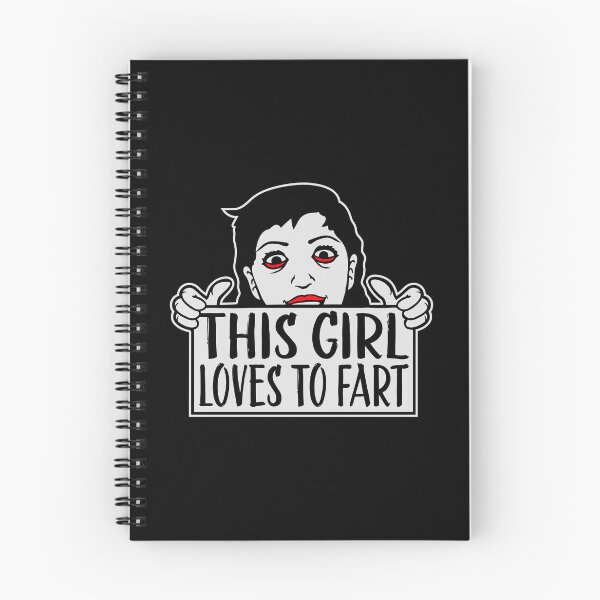 Item preview, This Girl Loves To Fart Sarcastic Funny Quote Logo designed and sold by shirt-o-mat.