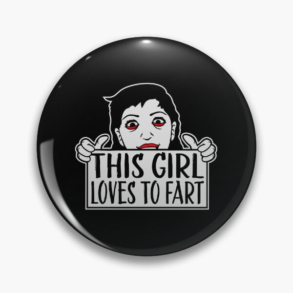 Item preview, This Girl Loves To Fart Sarcastic Funny Quote Logo designed and sold by shirt-o-mat.