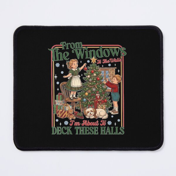 Item preview, from The Windows to Walls I'm About Deck These Halls Xmas  designed and sold by TiaraHans.