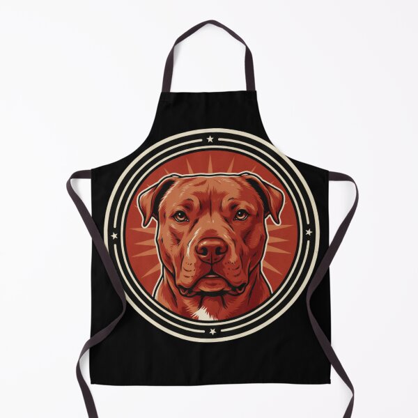 Item preview, Pitbull dog portrait designed and sold by 123ks.