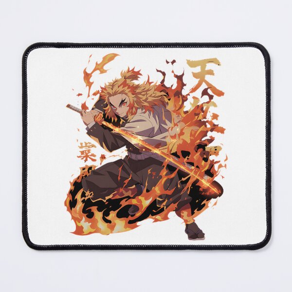 Item preview, Rengoku Flame Warrior Digital Art Design designed and sold by Honeybadger4455.