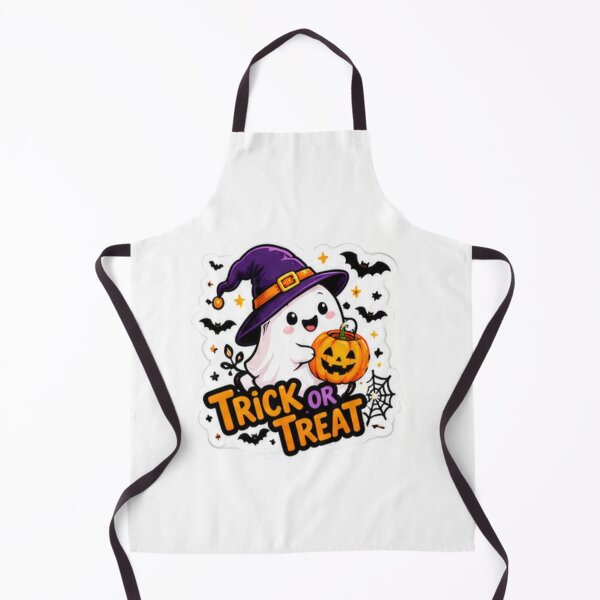 Item preview, Cute Trick or Treat Halloween Ghost designed and sold by LearnFunStore.