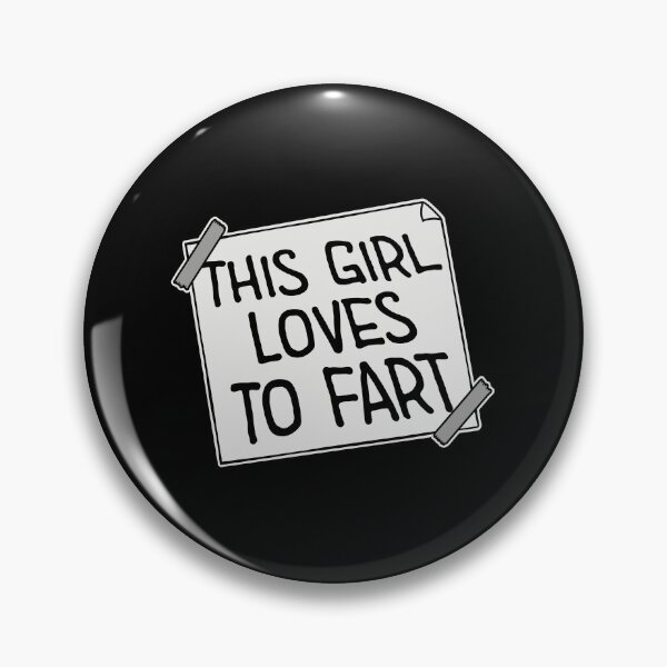 Item preview, This Girl Loves To Fart Sarcastic Funny Quote Logo designed and sold by shirt-o-mat.