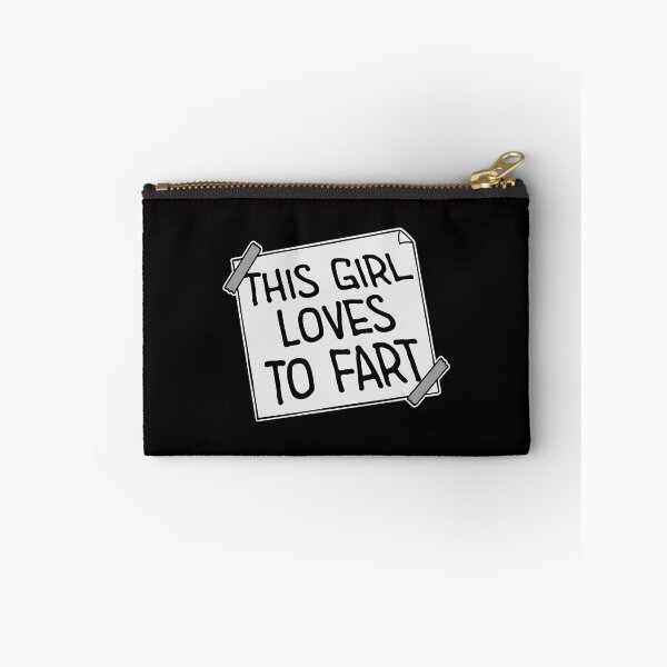 Item preview, This Girl Loves To Fart Sarcastic Funny Quote Logo designed and sold by shirt-o-mat.