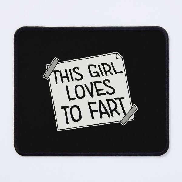 Item preview, This Girl Loves To Fart Sarcastic Funny Quote Logo designed and sold by shirt-o-mat.
