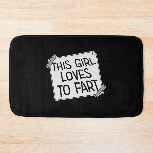 Item preview, This Girl Loves To Fart Sarcastic Funny Quote Logo designed and sold by shirt-o-mat.