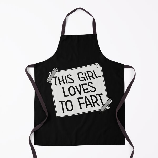 Item preview, This Girl Loves To Fart Sarcastic Funny Quote Logo designed and sold by shirt-o-mat.