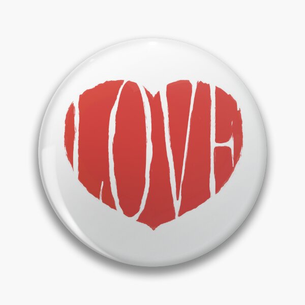 Item preview, Red Heart Made of LOVE Hand Lettering designed and sold by Bald Guy Draws.