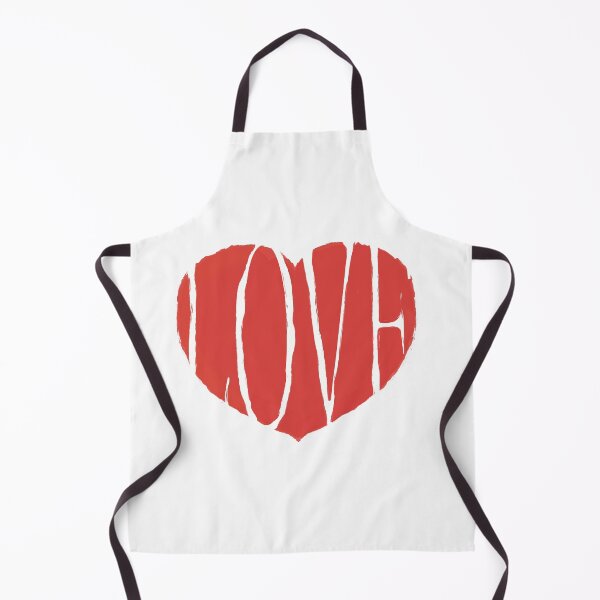 Item preview, Red Heart Made of LOVE Hand Lettering designed and sold by Bald Guy Draws.