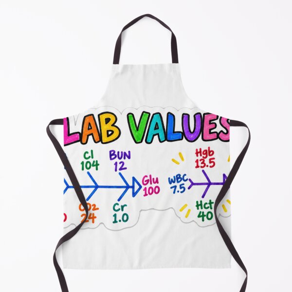 Item preview, Lab Values Fishbone Diagram Nursing Student Sticker designed and sold by isokinetic.