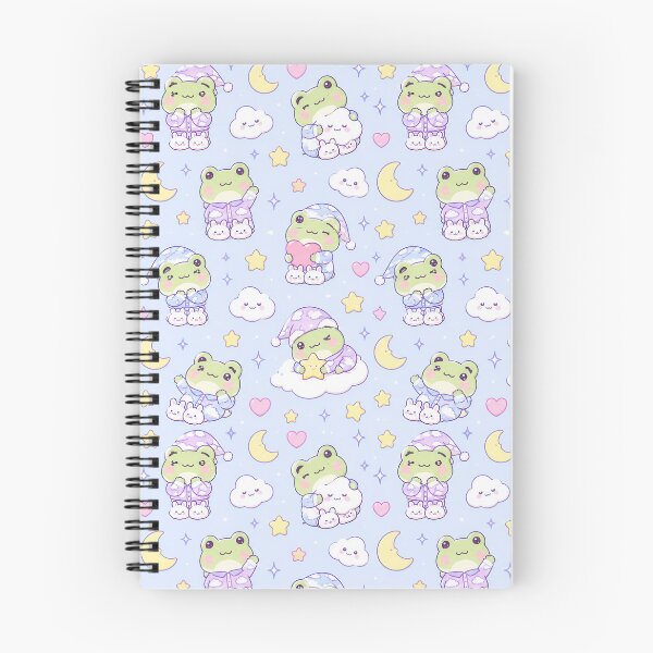 Item preview, Kawaii Frog Cloud Pajama Pattern designed and sold by Soft Berry Studio.