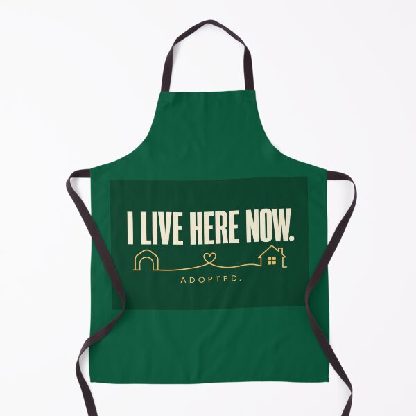 Item preview, I Live Here Now – Adopted Pet Bandana Rescue Homecoming Gift designed and sold by astersgraphics.