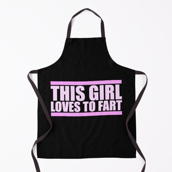 Item preview, This Girl Loves To Fart Sarcastic Funny Quote Logo designed and sold by shirt-o-mat.