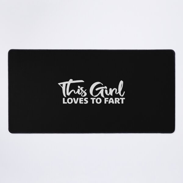Item preview, This Girl Loves To Fart Sarcastic Funny Quote Logo designed and sold by shirt-o-mat.