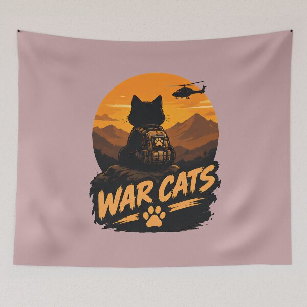 Item preview, War Cats designed and sold by Retro Whiskers.