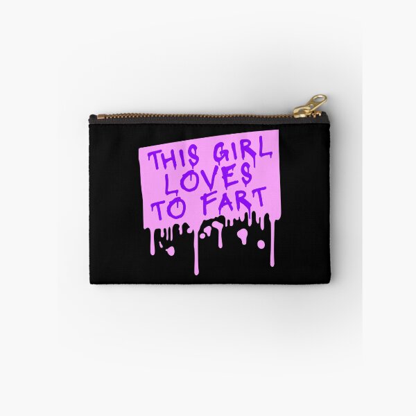 Item preview, This Girl Loves To Fart Sarcastic Funny Quote Logo designed and sold by shirt-o-mat.