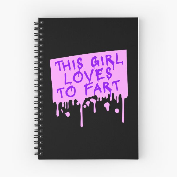 Item preview, This Girl Loves To Fart Sarcastic Funny Quote Logo designed and sold by shirt-o-mat.