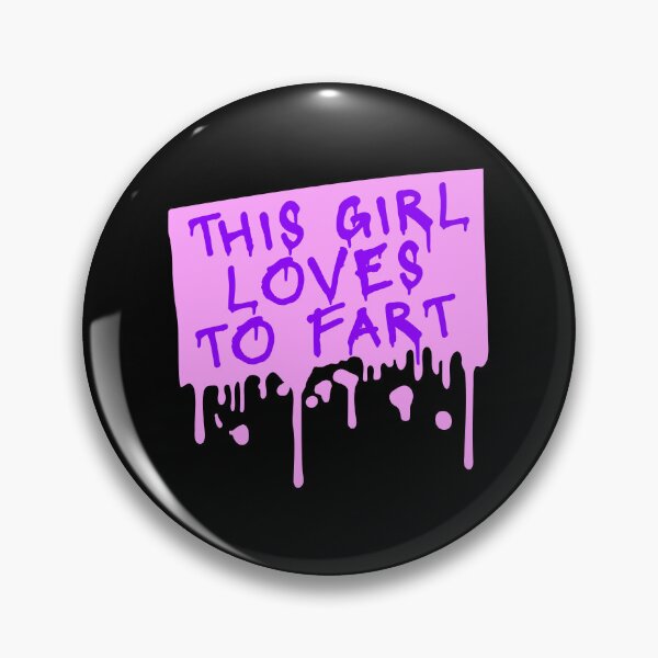 Item preview, This Girl Loves To Fart Sarcastic Funny Quote Logo designed and sold by shirt-o-mat.