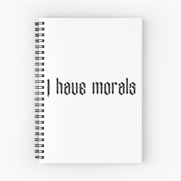 Item preview, I have morals designed and sold by SlimyFish.
