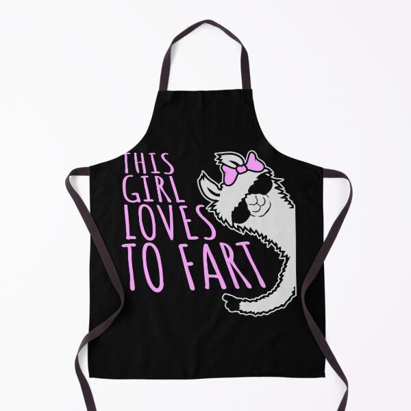 Item preview, Cute Llama This Girl Loves To Fart Sarcastic Funny Quote Logo designed and sold by shirt-o-mat.