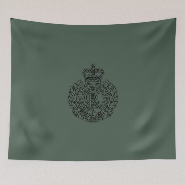 Item preview, Royal Engineers Cap Badge colourless (CR) designed and sold by Auburn-Art.