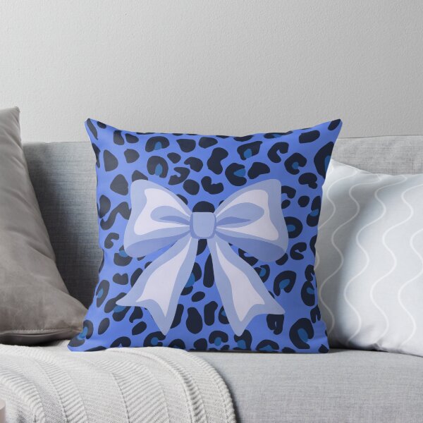 Item preview, Cute Royal Blue Coquette Bow Leopard Print Aesthetic Pattern designed and sold by MayoshaVibes.