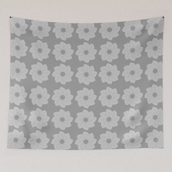 Item preview, Gray Leaves Seamless Pattern designed and sold by SuzanaTArt.