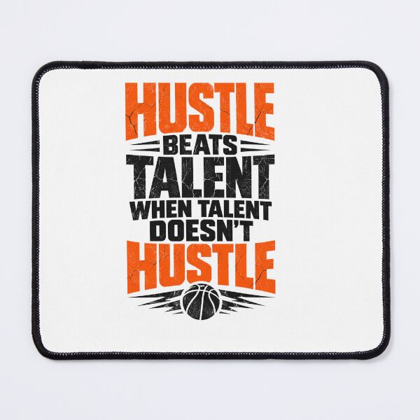 Item preview, Hustle Beats Talent - Basketball Motivational Art designed and sold by GameTime-Gear.