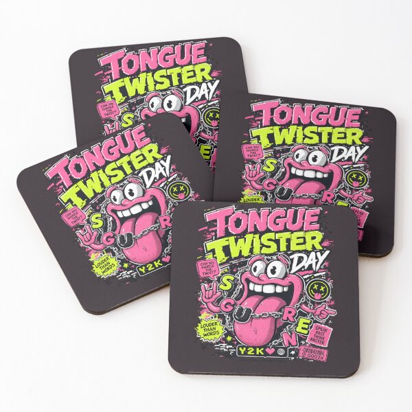 Item preview, Tongue Twister Day Y2K Punk Streetwear Character designed and sold by CloudyCatArt.