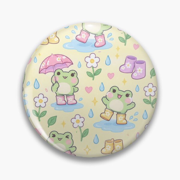 Item preview, Kawaii Frog Flower Rain Boots Pattern designed and sold by Soft Berry Studio.