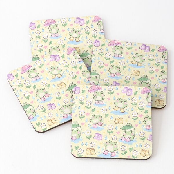 Item preview, Kawaii Frog Flower Rain Boots Pattern designed and sold by Soft Berry Studio.