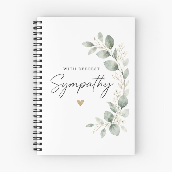 Item preview, Elegant Sympathy Card | With Deepest Sympathy | Minimalist Condolence Card designed and sold by Aesthetic-Avenue.