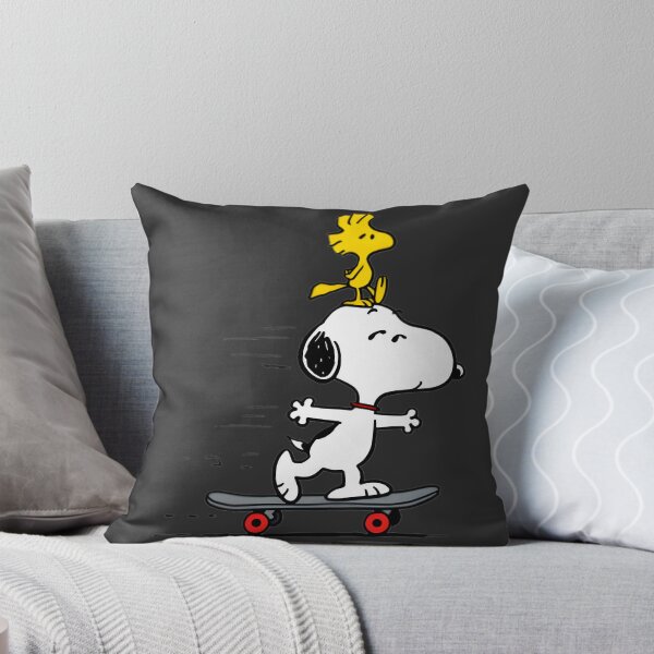Item preview, Snoopy and Woodstock Skateboarding Fun Cute Cartoon Design designed and sold by GladiuSeSport.