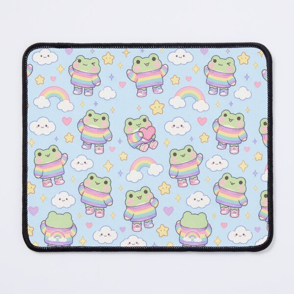 Item preview, Kawaii Frog Rainbow Sweater Pattern designed and sold by Soft Berry Studio.
