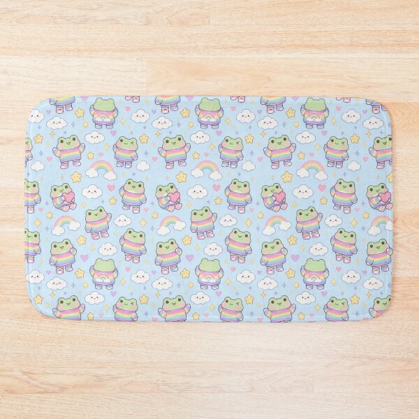 Item preview, Kawaii Frog Rainbow Sweater Pattern designed and sold by Soft Berry Studio.
