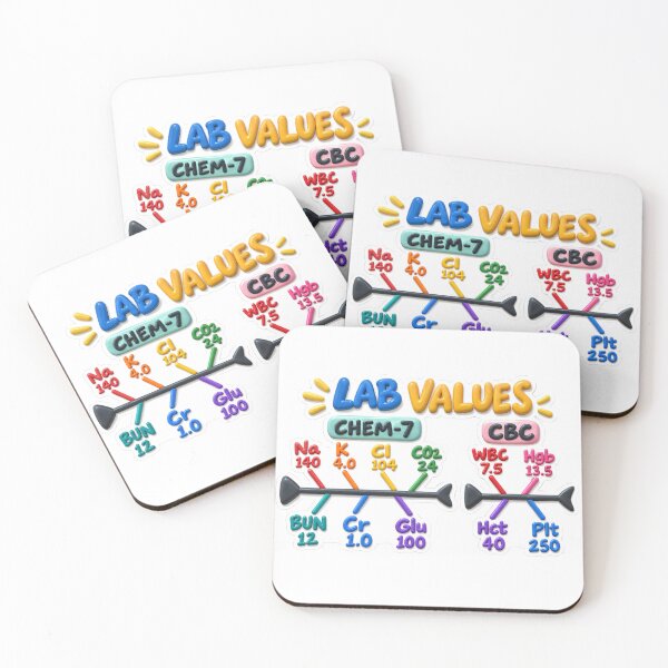 Item preview, Lab Values Fishbone Diagram 3D Nursing Student Sticker designed and sold by isokinetic.