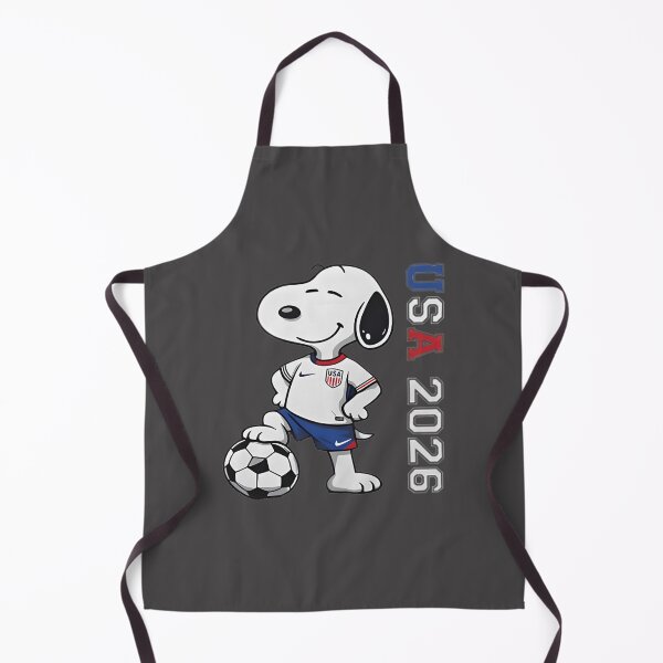 Item preview, Cute Snoopy Playing Soccer with USA Theme - Fun Sports Cartoon Design designed and sold by GladiuSeSport.