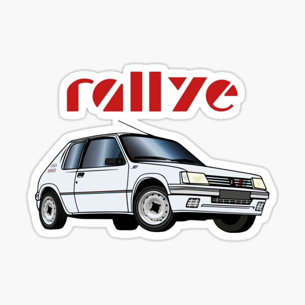 Sticker PEUGEOT 205 Voiture - ref.NAPGT21