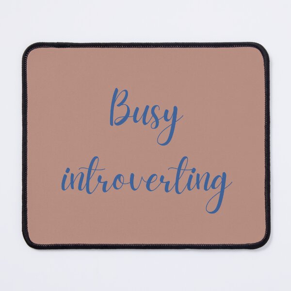 Item preview, Busy introverting - Beige and blue designed and sold by Popofjoystore.