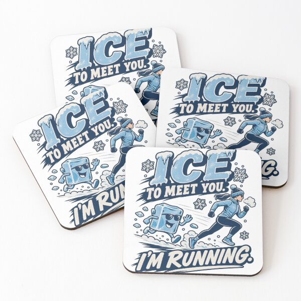 Item preview, Ice to Meet You. I'm Running. designed and sold by erkancept.