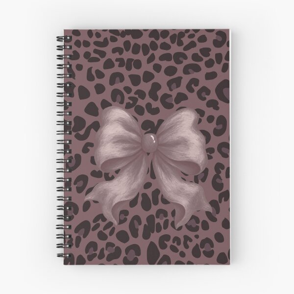 Item preview, Moody Mauve Coquette Bow Leopard Print Aesthetic Pattern designed and sold by MayoshaVibes.