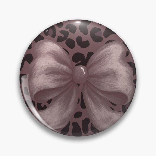 Item preview, Moody Mauve Coquette Bow Leopard Print Aesthetic Pattern designed and sold by MayoshaVibes.