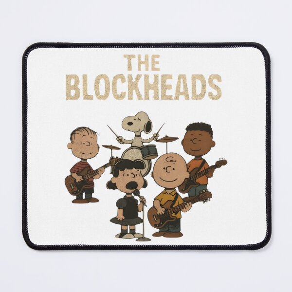 Item preview, The BlockHeads Fun and Playful Retro Graphic Design designed and sold by AudioGfx.