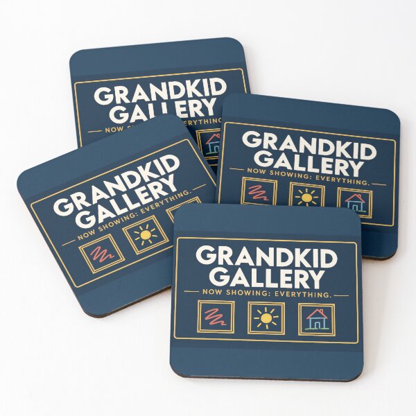 Item preview, Grandkid Gallery Magnet – Grandparents Day Fridge Art Gift designed and sold by astersgraphics.