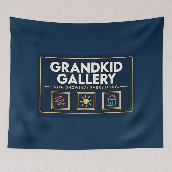 Item preview, Grandkid Gallery Magnet – Grandparents Day Fridge Art Gift designed and sold by astersgraphics.