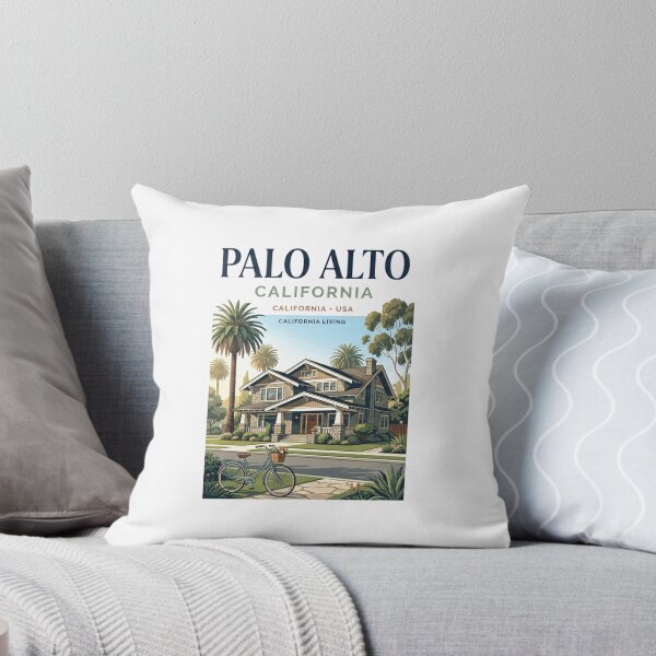 Item preview, Palo Alto California | Elegant California Lifestyle Travel Art designed and sold by Mathias Yakubu Design.