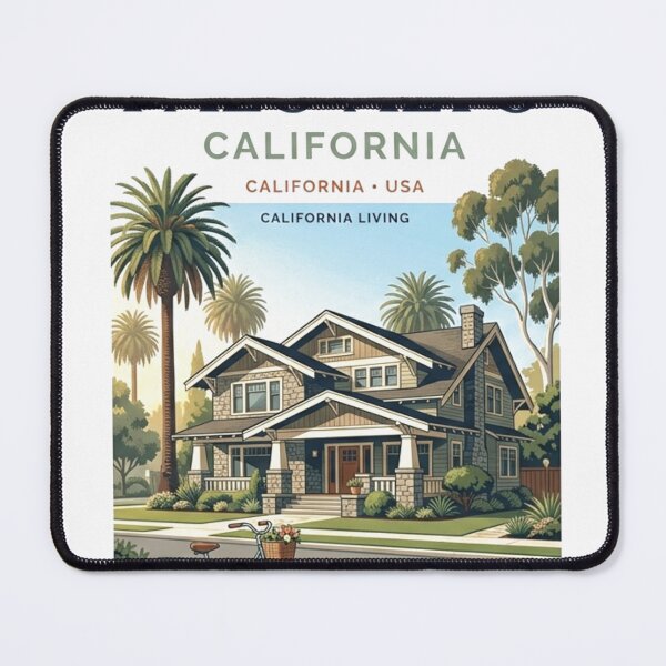 Item preview, Palo Alto California | Elegant California Lifestyle Travel Art designed and sold by Mathias Yakubu Design.