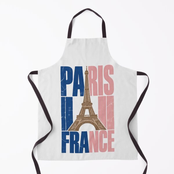 Item preview, Paris France Eiffel Tower Flag Colors Retro Simple Landmark Design designed and sold by Yellowriversss.