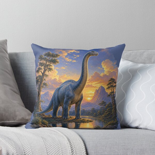 Item preview, Landscape with Brontosaurus designed and sold by cbfineart.